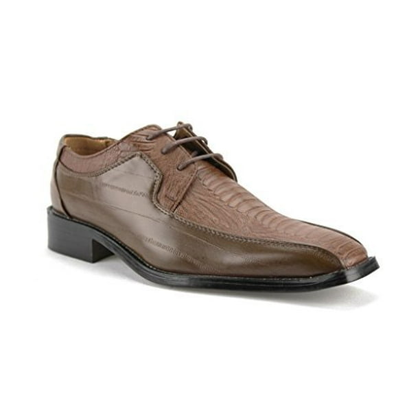 Ermax Mens W2015-3 Dress Oxford Shoes Faux Crocodile Skin Ermax Mens W2015-3 Dress Oxford Shoes Faux Crocodile Skin
